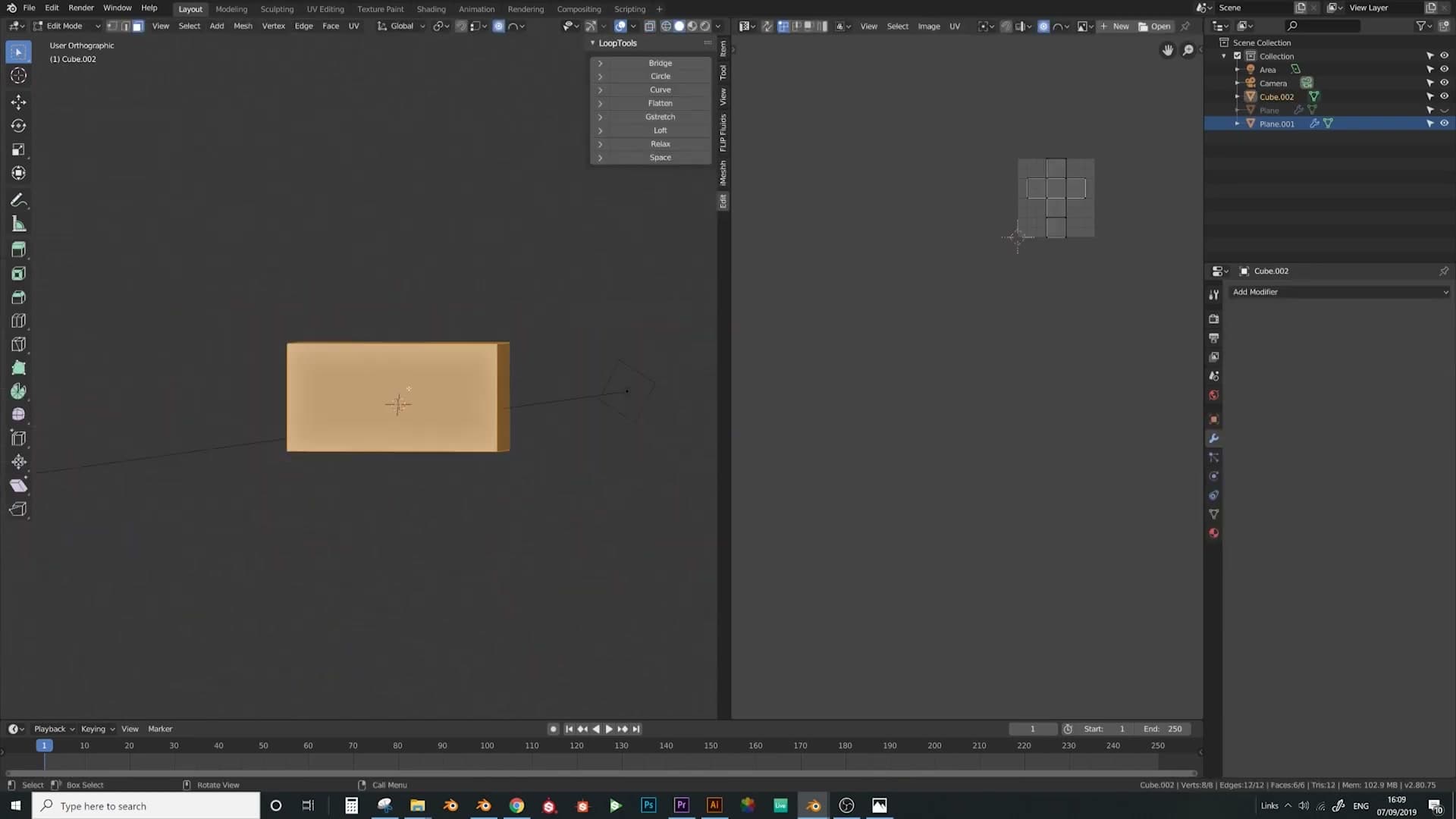 Blender 2.8 Sofa Frame Modeling: Seams, Bevels and Subdiv
