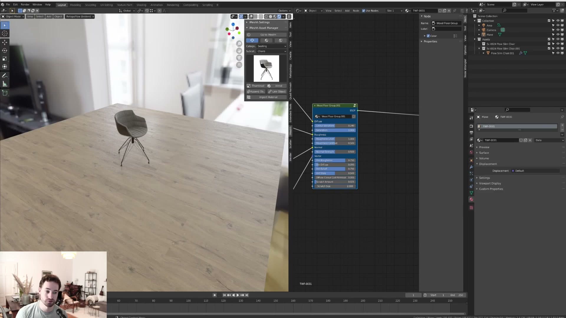 Blender Wood Floor Node Group: Fast, Tunable PBR Floors
